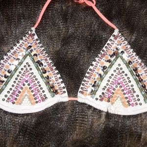 Beaded Victoria Secret bikini top
